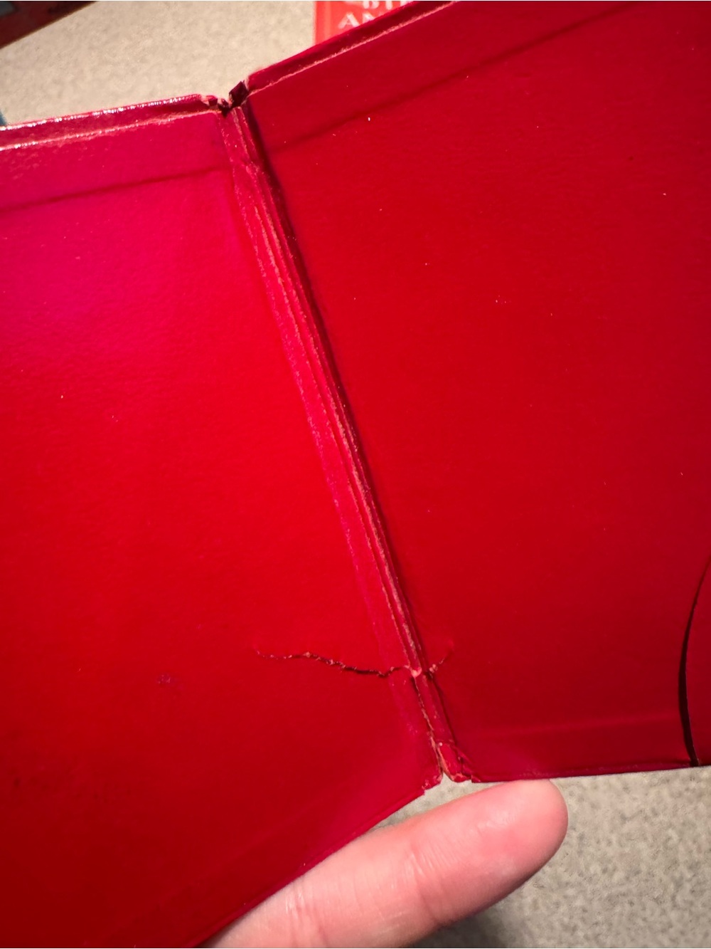 Cartier Red and Gold Card Holder - Picture 4 of 4